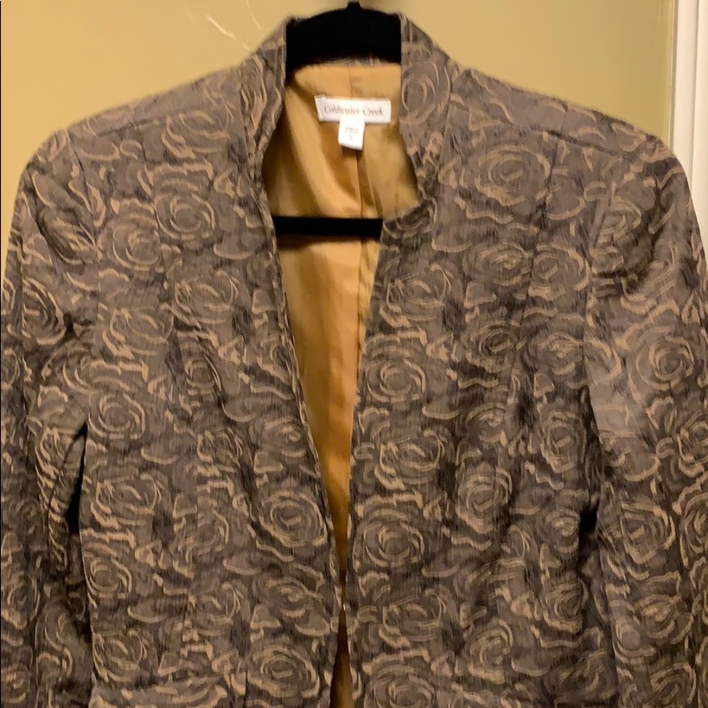 Coldwater Creek Brocade Jacket